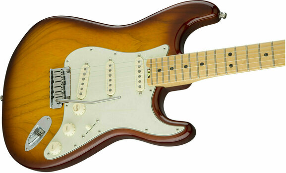 Guitarra elétrica Fender American Elite Stratocaster MN Tobacco Sunburst (Ash) - 4