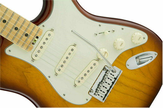 Guitarra elétrica Fender American Elite Stratocaster MN Tobacco Sunburst (Ash) - 5
