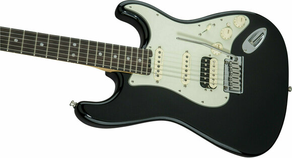 Electric guitar Fender American Elite Stratocaster HSS Shawbucker RW Mystic Black - 3