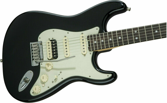 Chitară electrică Fender American Elite Stratocaster HSS Shawbucker RW Mystic Black - 4