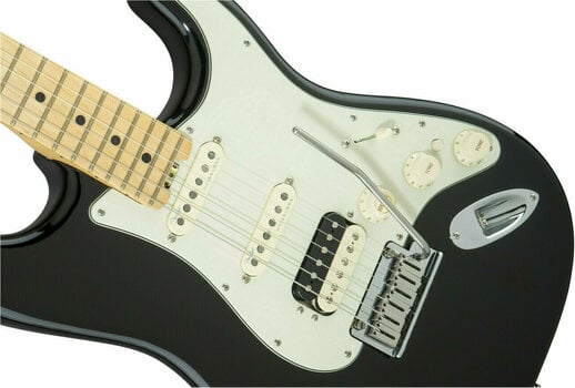 Guitare électrique Fender American Elite Stratocaster HSS Shawbucker MN Mystic Black - 5