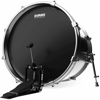 Drum Head Evans BD22HBG Hydraulic Black 22" Drum Head - 2