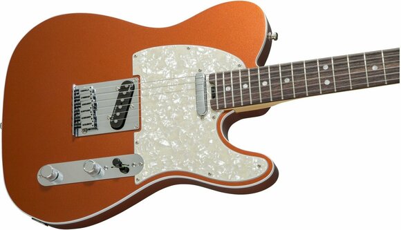 Guitarra elétrica Fender American Elite Telecaster RW Autumn Blaze Metallic - 4