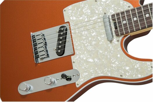 Guitarra elétrica Fender American Elite Telecaster RW Autumn Blaze Metallic - 5