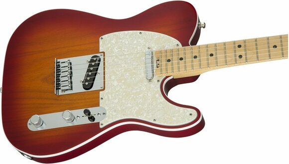 Guitare électrique Fender American Elite Telecaster MN Aged Cherry Burst - 4