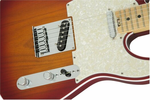 Guitare électrique Fender American Elite Telecaster MN Aged Cherry Burst - 5