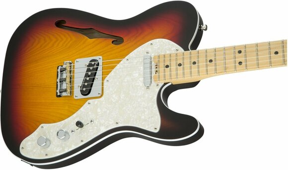 Električna kitara Fender American Elite Telecaster Thinline MN 3-Color Sunburst - 4