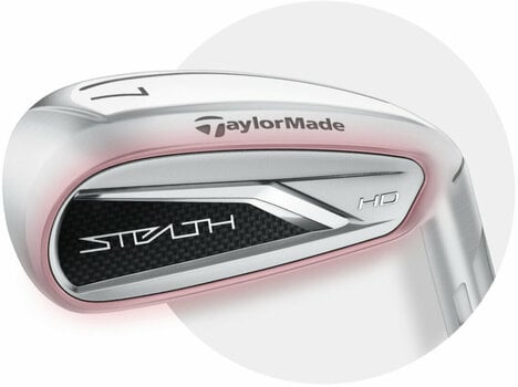 Kij golfowy - želazo TaylorMade Stealth HD 5-PW LH Steel Regular - 5