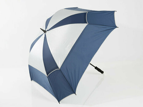 Deštníky Jucad Umbrella Windproof With Pin Blue/Silver - 2