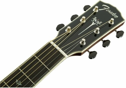 Elektro-akoestische gitaar Fender PM-2 Deluxe Parlour, Natural - 8