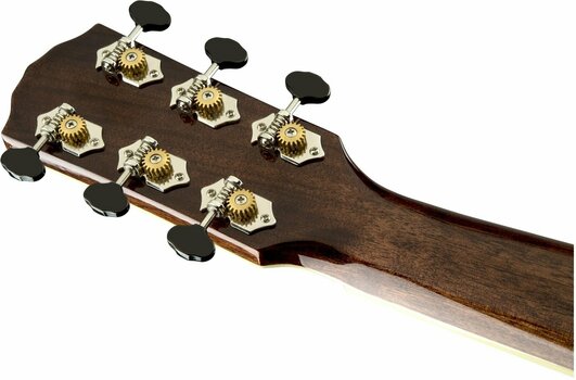 Electro-acoustic guitar Fender PM-2 Deluxe Parlour, Vintage Sunburst - 4