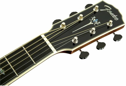 Guitarra eletroacústica Fender PM-2 Deluxe Parlour, Vintage Sunburst - 5