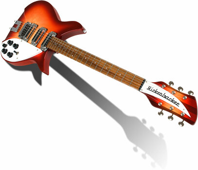 Semi-akoestische gitaar Rickenbacker 350V63 Liverpool Fireglo - 2