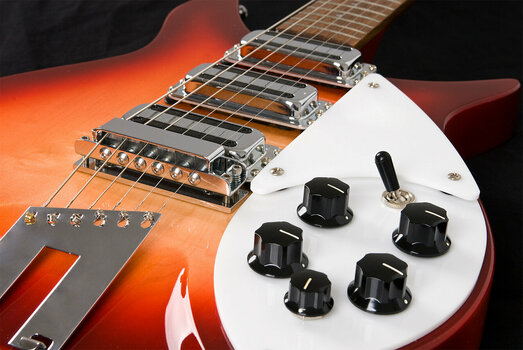 Semi-akoestische gitaar Rickenbacker 350V63 Liverpool Fireglo - 4