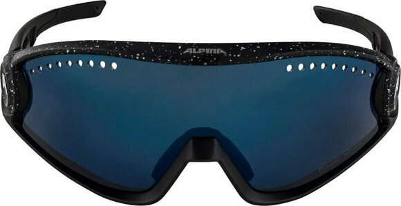 Cycling Glasses Alpina 5w1ng Black Blur Matt/Blue Cycling Glasses - 2