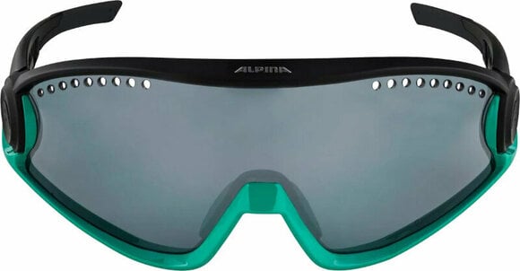 Cycling Glasses Alpina 5w1ng Turquoise/Black Matt/Black Cycling Glasses - 2