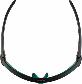 Cycling Glasses Alpina 5w1ng Turquoise/Black Matt/Black Cycling Glasses - 4