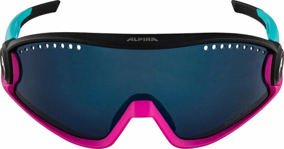 Cycling Glasses Alpina 5w1ng Blue/Magenta Black Matt/Blue Cycling Glasses - 2