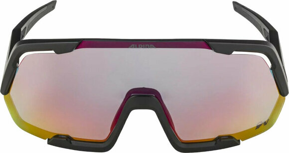 Cycling Glasses Alpina Rocket QV Black Matt/Rainbow Cycling Glasses - 2