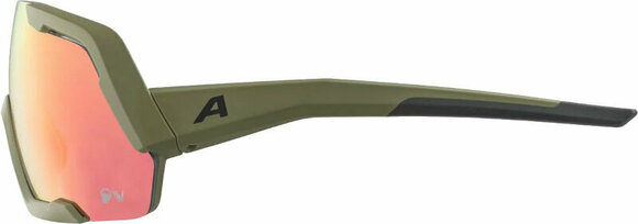 Cyklistické brýle Alpina Rocket QV Olive Matt/Rainbow Cyklistické brýle - 3