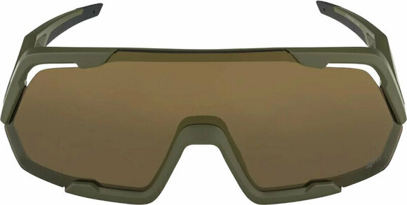 Óculos de ciclismo Alpina Rocket Q-Lite Olive Matt/Bronce Óculos de ciclismo - 2