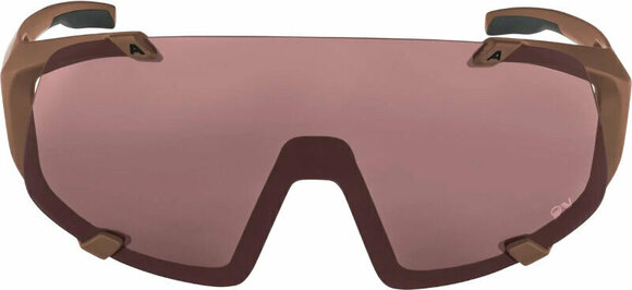 Športové okuliare Alpina Hawkeye Q-Lite Brick Matt/Black/Red - 2