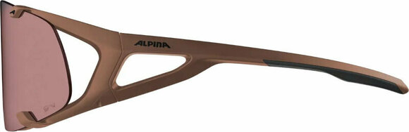 Sportglasögon Alpina Hawkeye Q-Lite Brick Matt/Black/Red - 3