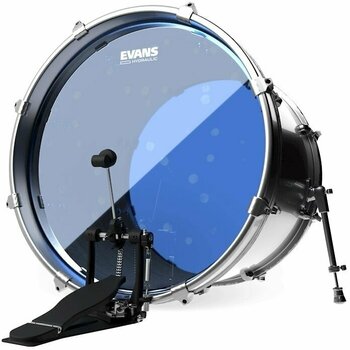Schlagzeugfell Evans BD20HB Hydraulic Blau 20" Schlagzeugfell - 2