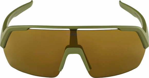 Óculos de desporto Alpina Turbo HR Olive Matt/Yellow - 2