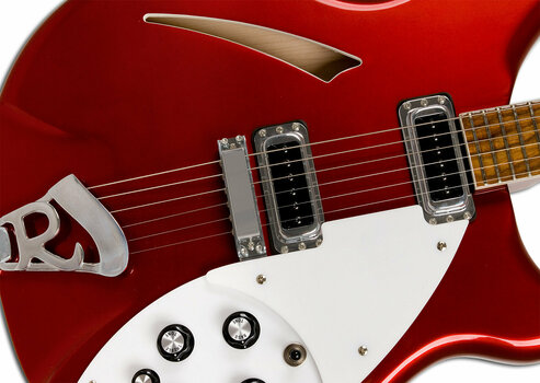 Halbresonanz-Gitarre Rickenbacker 360 Ruby - 4