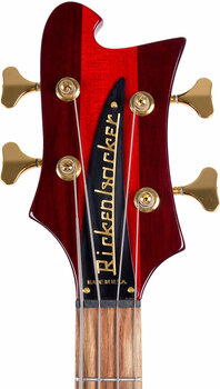 4-kielinen bassokitara Rickenbacker 4004CII Cheyenne Translucent Red - 5