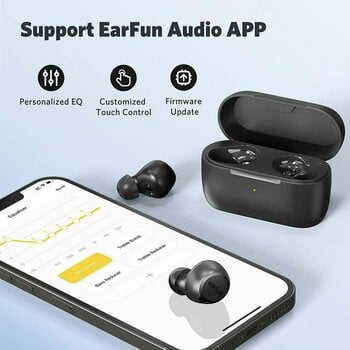 True Wireless In-ear EarFun Free 2S TW101B Fekete - 2