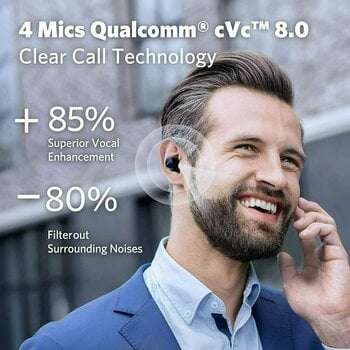 True Wireless In-ear EarFun Free 2S TW101B Black - 7