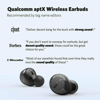 True Wireless In-ear EarFun Free 2S TW101B Черeн - 5