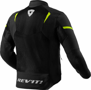 Textiele jas Rev'it! Hyperspeed 2 GT Air Black/Neon Yellow S Textiele jas - 2