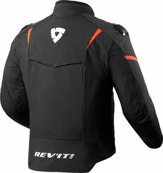 Textiele jas Rev'it! Hyperspeed 2 H2O Black/Neon Red S Textiele jas - 2