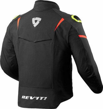 Textiele jas Rev'it! Hyperspeed 2 H2O Black/Neon Yellow S Textiele jas - 2