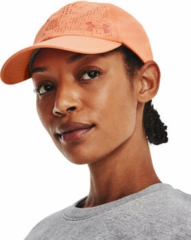Kapa za trčanje
 Under Armour Women's UA Iso-Chill Breathe Adjustable Cap Orange Tropic/After Burn UNI Kapa za trčanje - 4