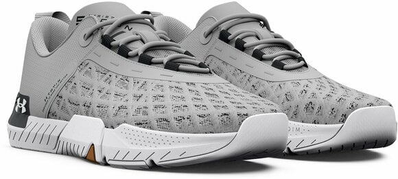 Фитнес обувки Under Armour Men's UA TriBase Reign 5 Training Shoes Mod Gray/Black/White 11 Фитнес обувки (Почти нов) - 7