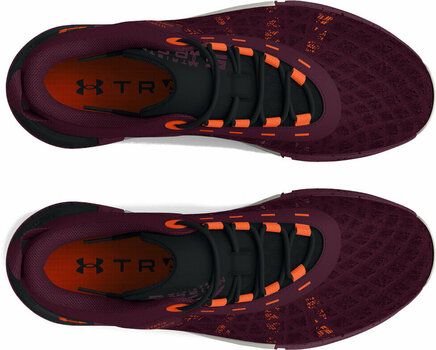 Fitness topánky Under Armour Men's UA TriBase Reign 5 Training Shoes Purple Stone/Black/Orange Blast 10,5 Fitness topánky - 4