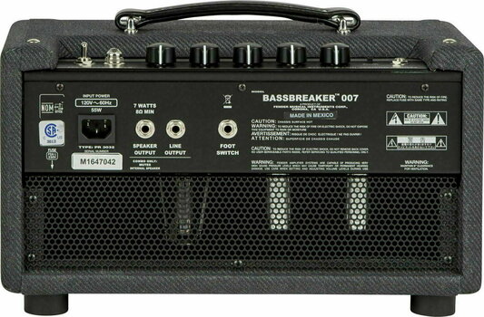 Amplificador de válvulas Fender Bassbreaker 007 - 7