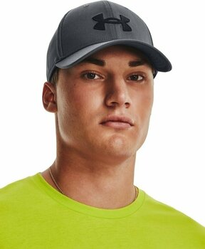 Mütze Under Armour Men's UA Blitzing Adjustable Hat Pitch Gray/Black - 3