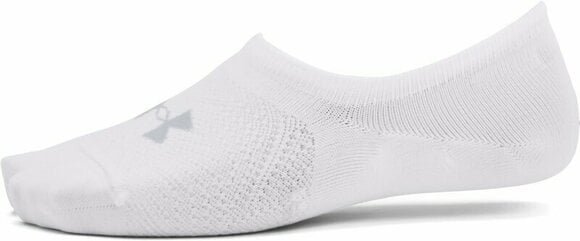 Fitness ponožky Under Armour Women's UA Breathe Lite Ultra Low Socks 3-Pack White/Mod Gray M Fitness ponožky - 2