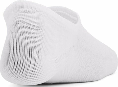 Calcetines deportivos Under Armour Women's UA Breathe Lite Ultra Low Socks 3-Pack White/Mod Gray M Calcetines deportivos - 3