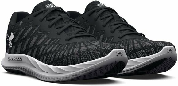 Cestná bežecká obuv Under Armour Men's UA Charged Breeze 2 Running Shoes Black/Jet Gray/White 43 Cestná bežecká obuv - 3
