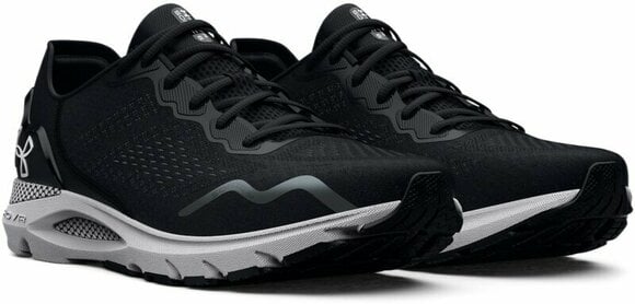 Cestná bežecká obuv Under Armour Men's UA HOVR Sonic 6 Running Shoes Black/Black/White 42,5 Cestná bežecká obuv - 3