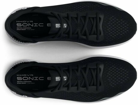 Weghardloopschoenen Under Armour Men's UA HOVR Sonic 6 Running Shoes Black/Black/White 42,5 Weghardloopschoenen - 4