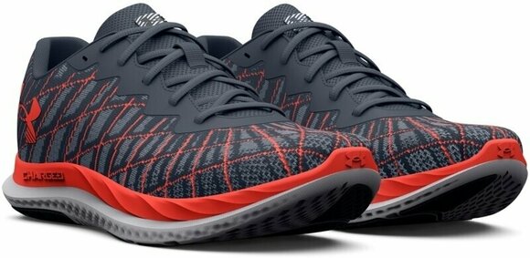 Cestná bežecká obuv Under Armour Men's UA Charged Breeze 2 Running Shoes Downpour Gray/After Burn/After Burn 41 Cestná bežecká obuv - 3