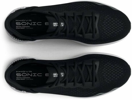 Cestná bežecká obuv Under Armour Men's UA HOVR Sonic 6 Running Shoes Black/Black/White 45 Cestná bežecká obuv - 4