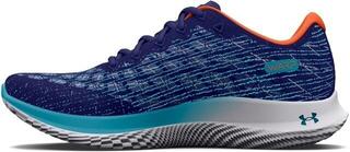Utcai futócipők Under Armour Men's UA Flow Velociti Wind 2 Sonar Blue/Citrus Blast/Blue Surf 44 Utcai futócipők - 1